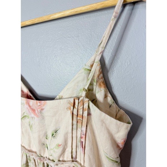 LoveShackFancy Maple Dress in Burnt Orange Size 10 - Picture 9 of 10